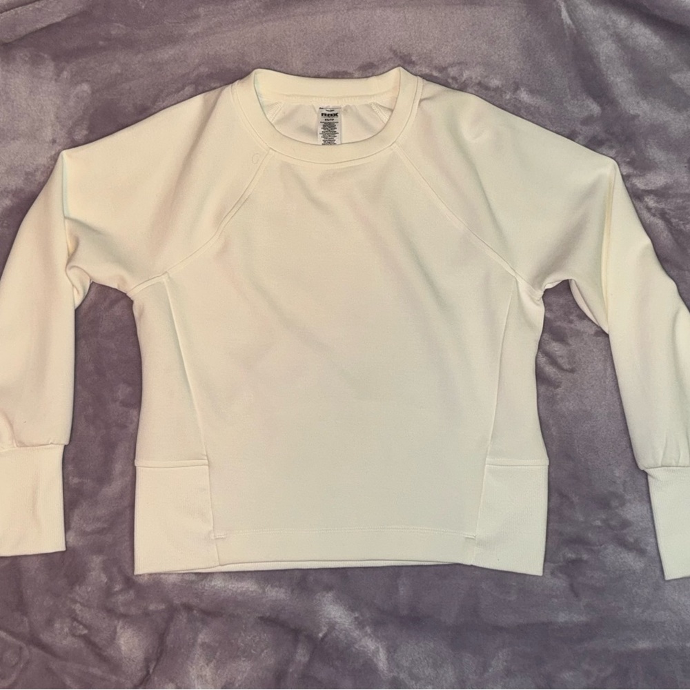 RBX Women's Cream Crew Neck Sweater